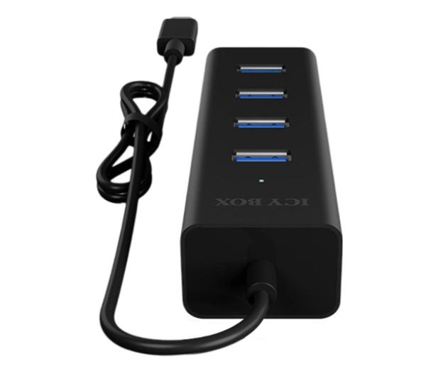 ICY BOX Hub 4 portowy 4x USB-A - 1275427 - zdjęcie 2